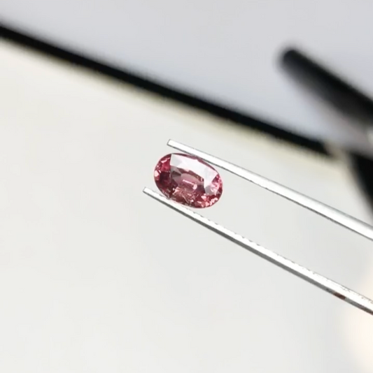 Oval Cut Natural Non Heated Non Treated Pink Sapphire Faceted